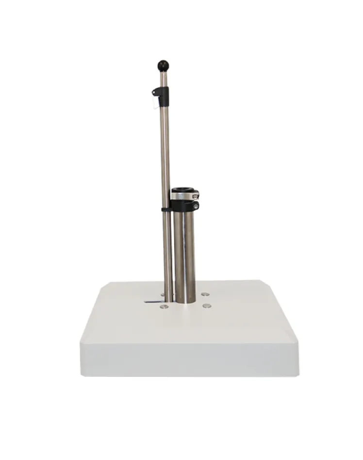 Sonnenschirmst�nder �LIRO Alu Vario 50K wei߻ Schirmfuss Schnellspannung